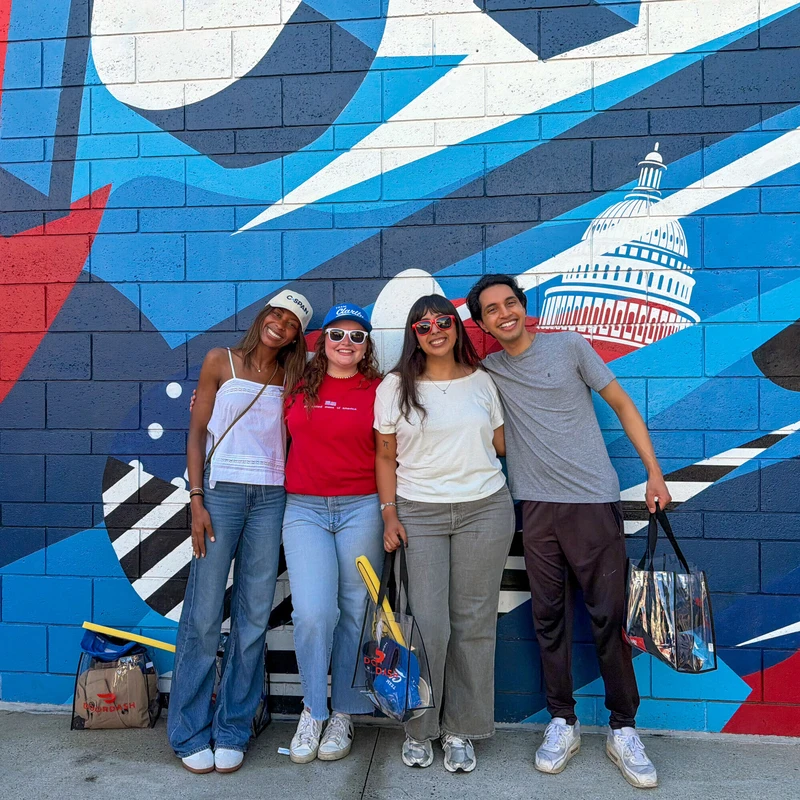Graduate Archer Fellows at Nationals Park 