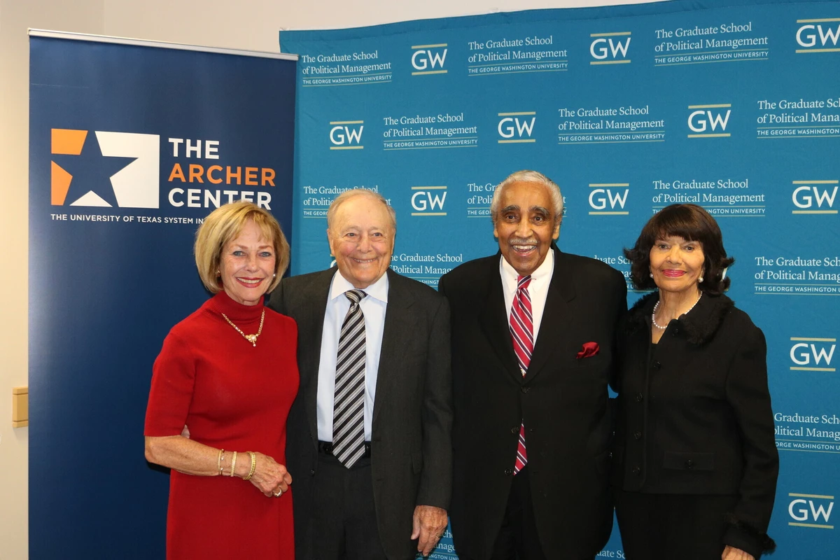 Congressman Archer and Sharon Archer with Charles Rangel