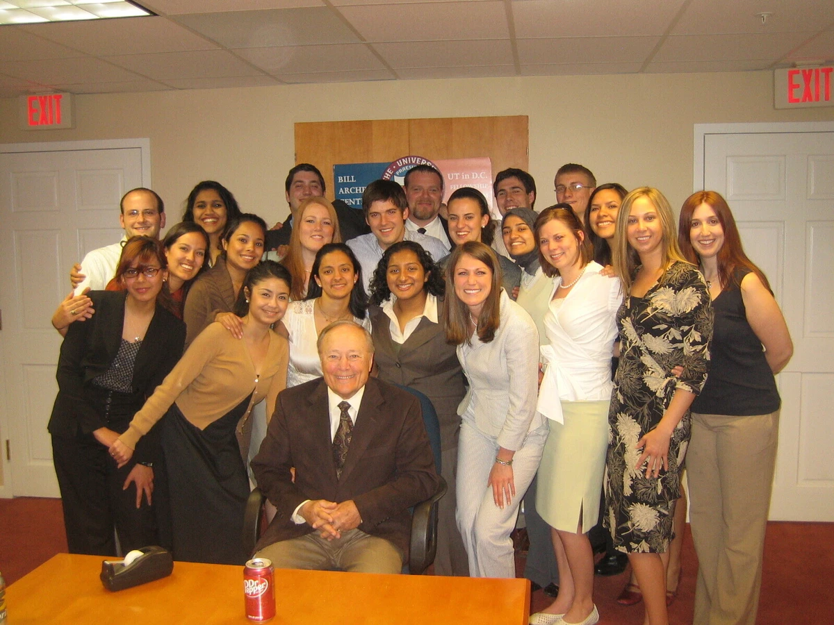 Congressman Archer with Archer Fellows