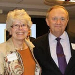 Don Carlson and wife smile arm-in-arm