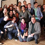 A group of Archer Fellows pose together.