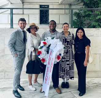 Summer 2024 Graduate Archer Fellows at Arlington National Cemetery