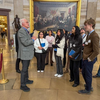 Students at the U.S. Capitol